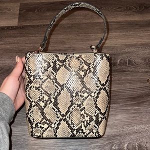 Like new snake skin bag